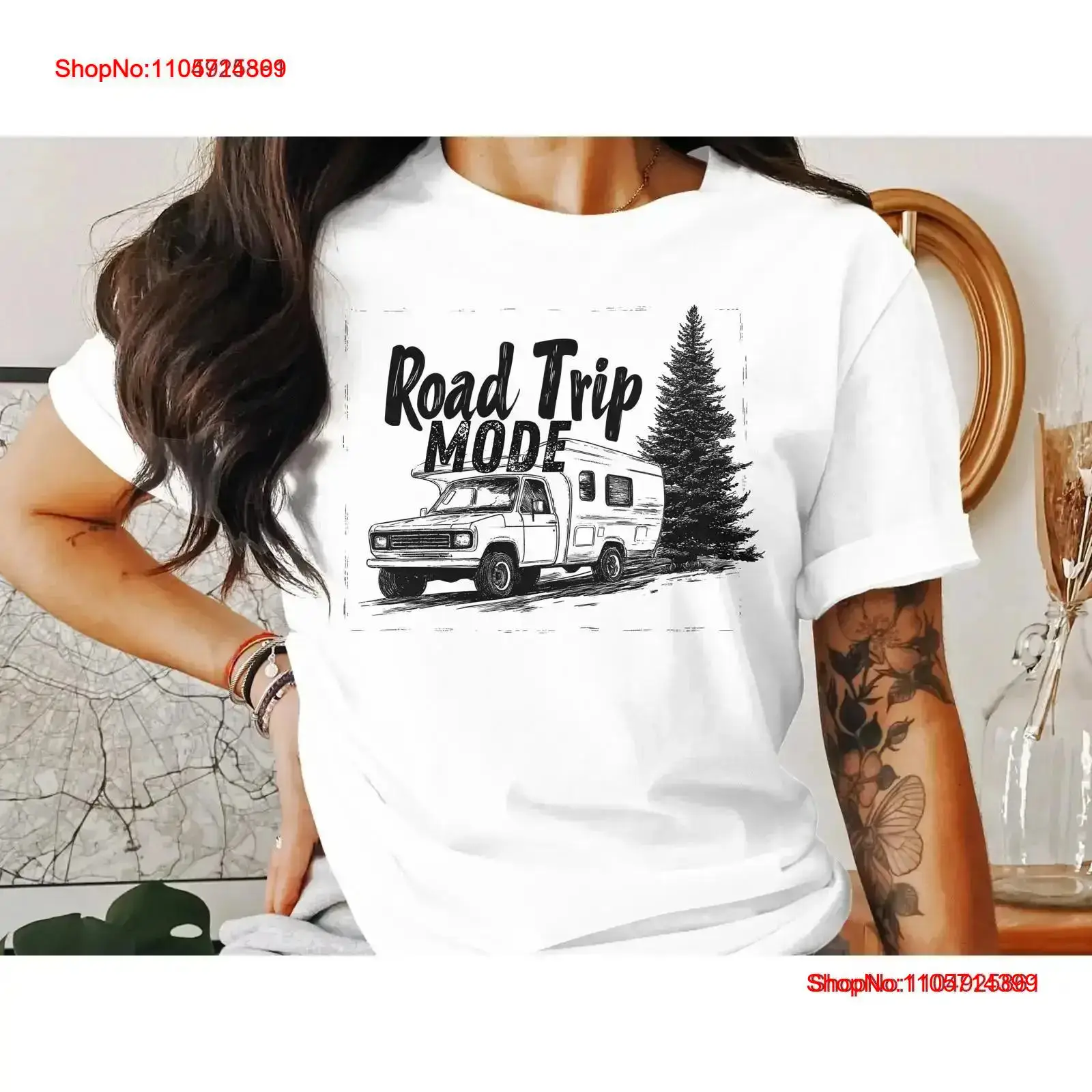Outdoor Adventure Enthusiast - Road Trip Mode T Shirt Camping