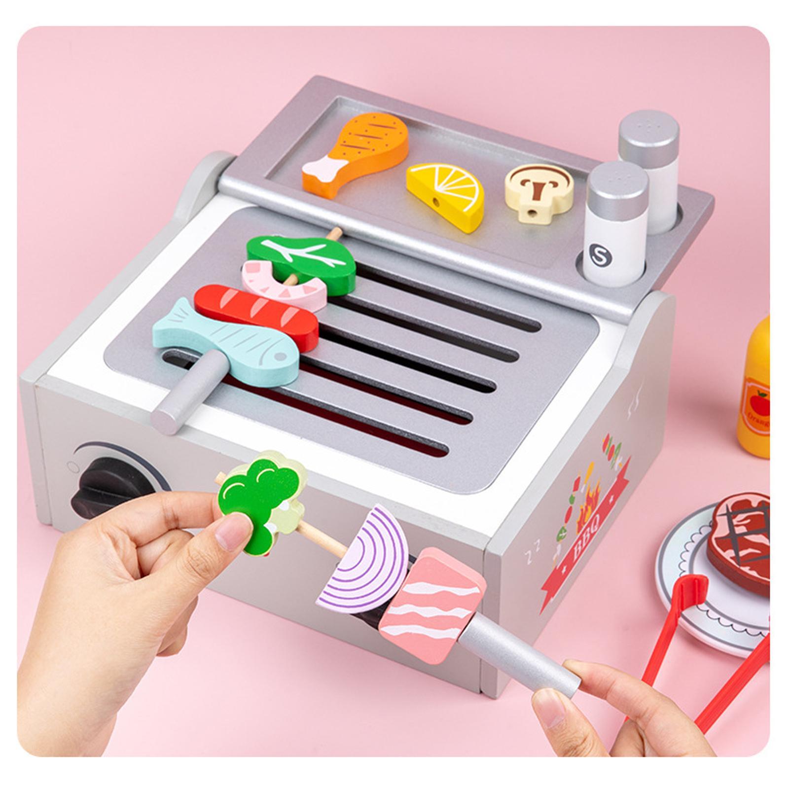 Kids Wooden Barbecue Playset - - đánh giá và giá Outdoor Adventure Girls