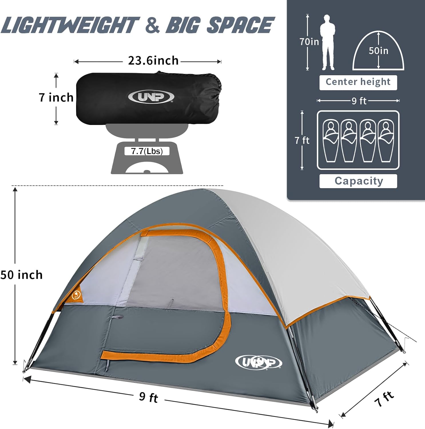 2-4 Person Waterproof Windproo - đánh giá và giá Outdoor Adventure Dome Shelter
